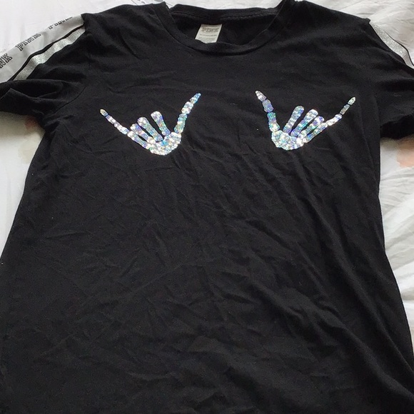 PINK Halloween T-Shirt - Picture 2 of 2